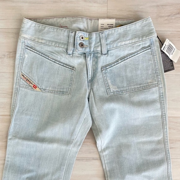 NWT Diesel Industry Hush DS Light Wash Bootcut Jeans - Picture 2 of 8